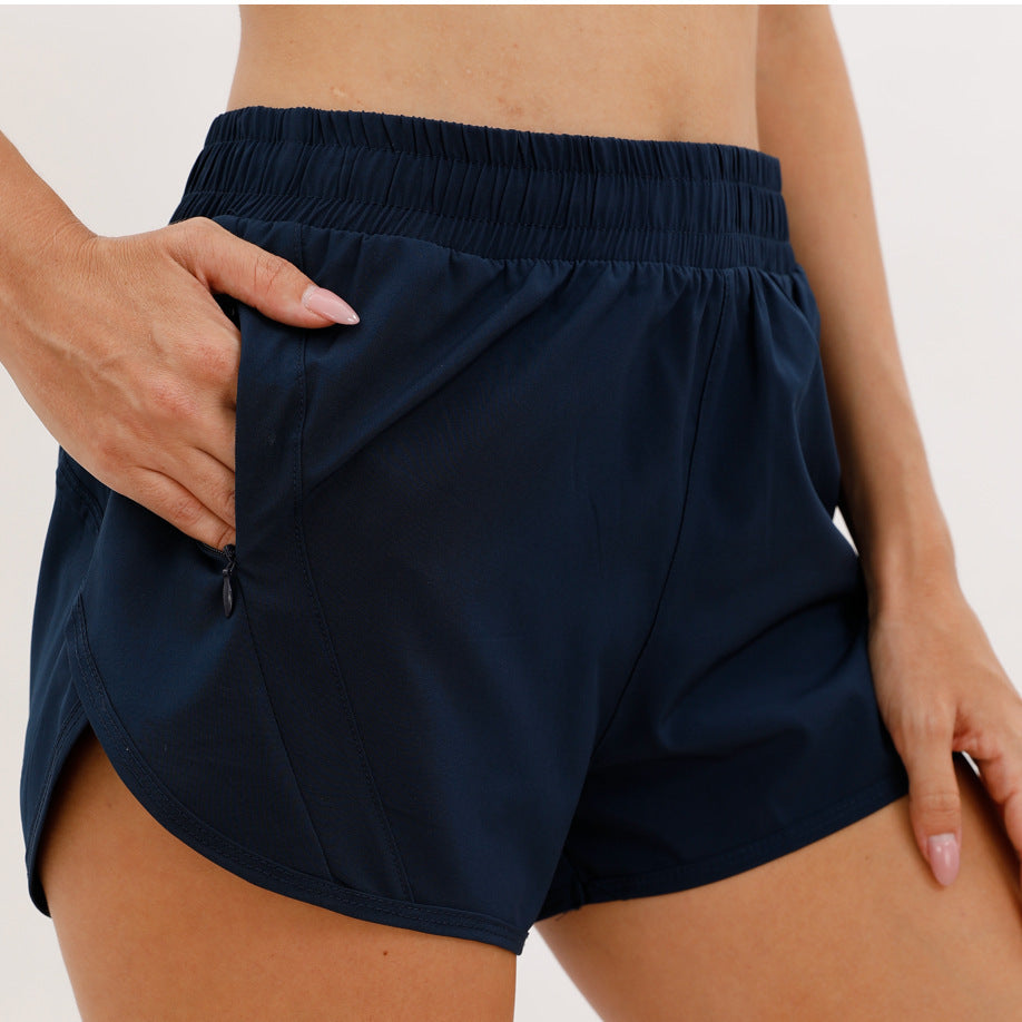 Sports Shorts with Zipped Pockets