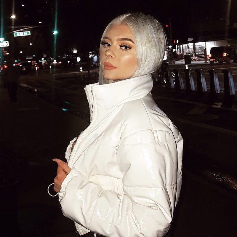 Short High Gloss Down Jacket