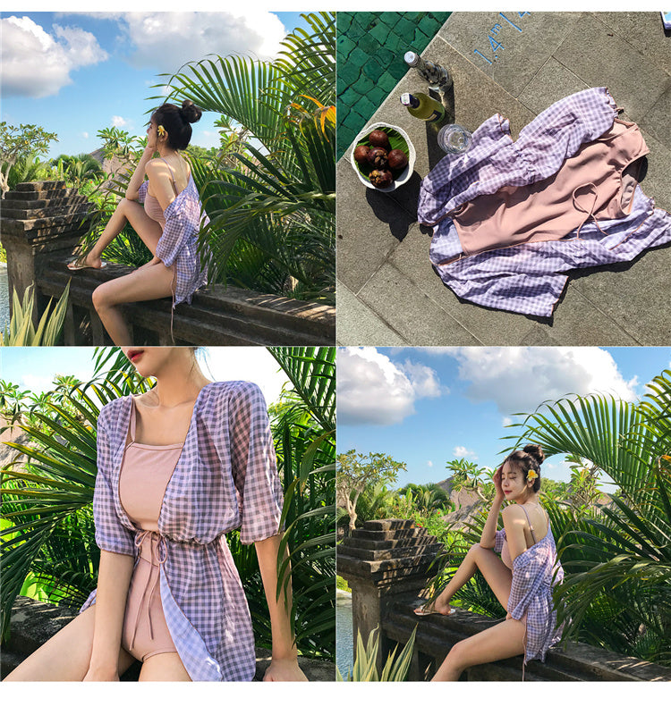 Triangle Thin One-Piece Swimsuit