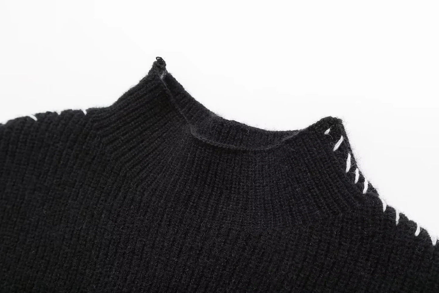 Oversize Turtleneck Sweater Loose Casual Knit Top