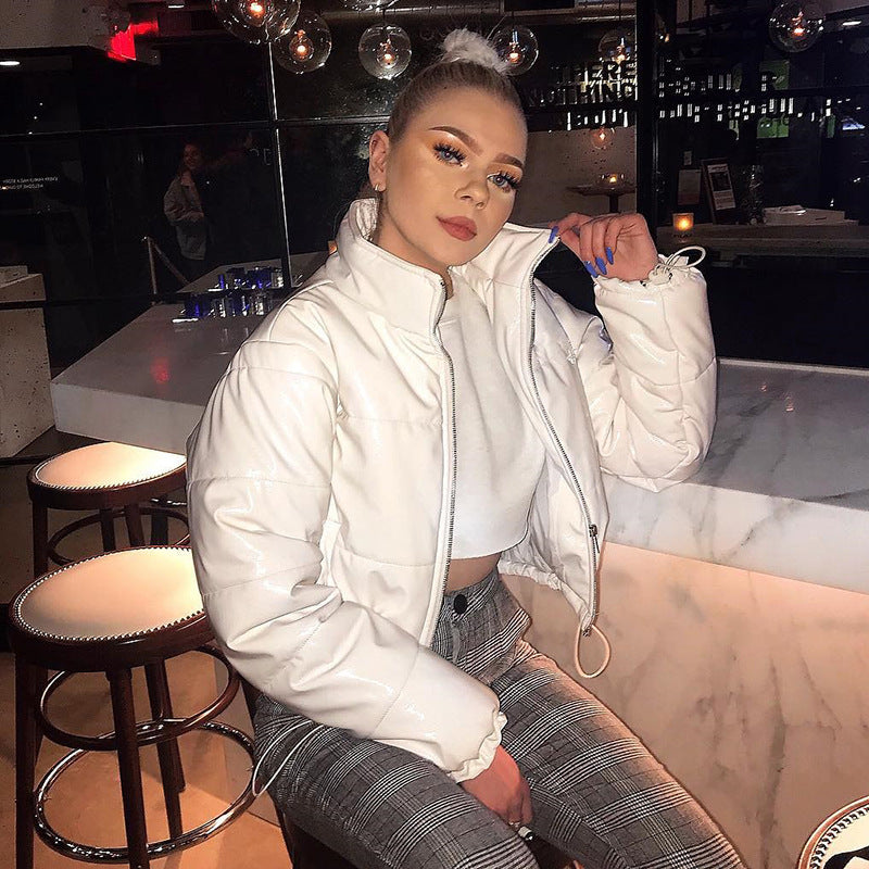Short High Gloss Down Jacket