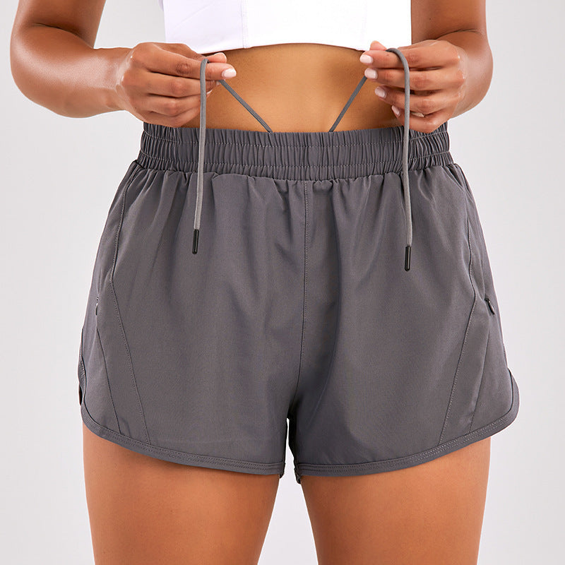Sports Shorts with Zipped Pockets