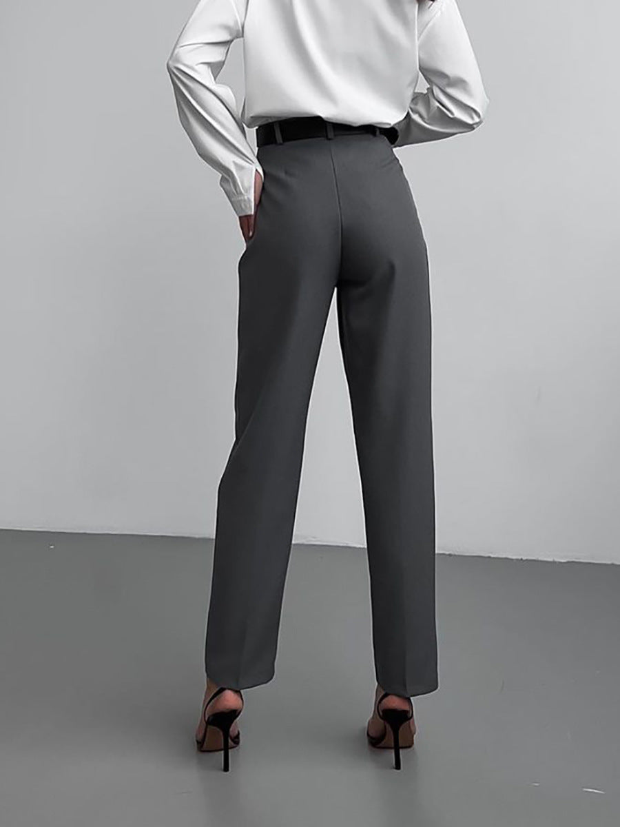 Fashion High Waist Trousers