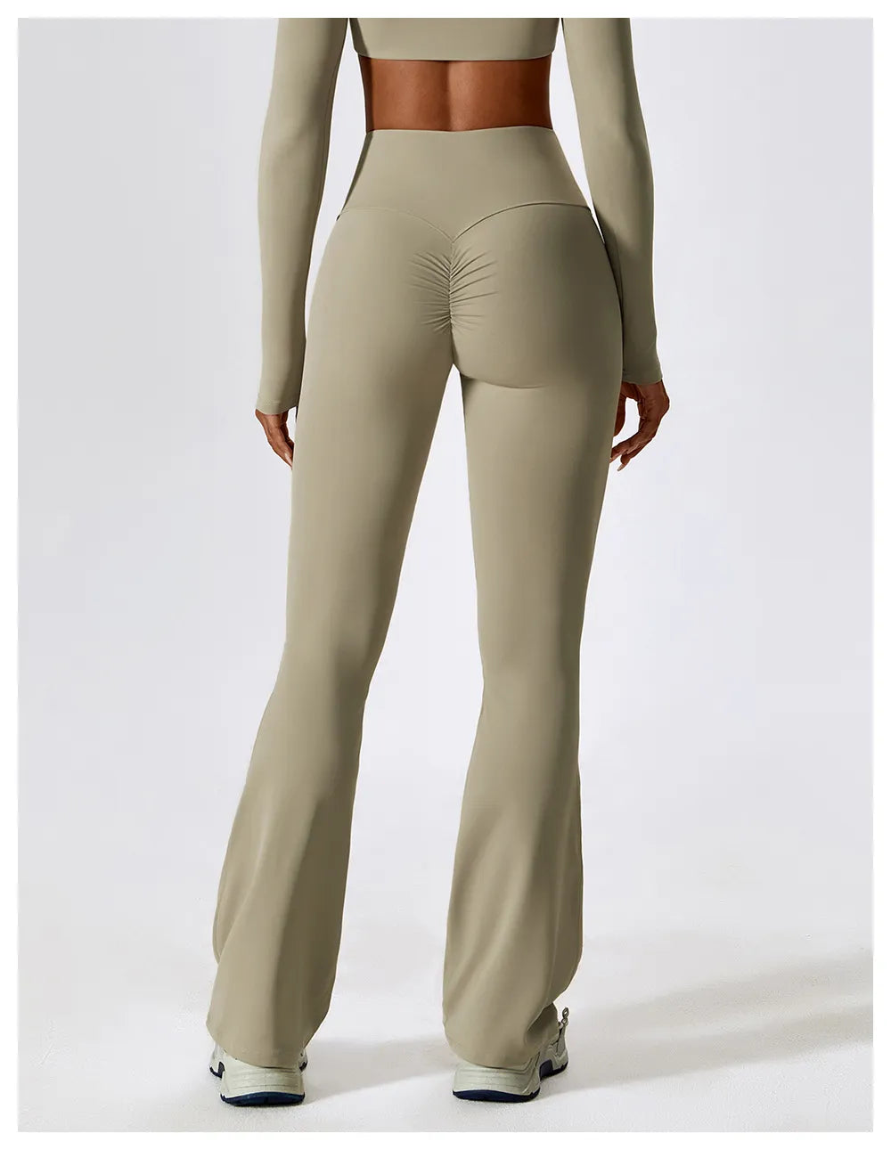 Flared High Waist Wide Leggings (Multiple Colors and Sizes)