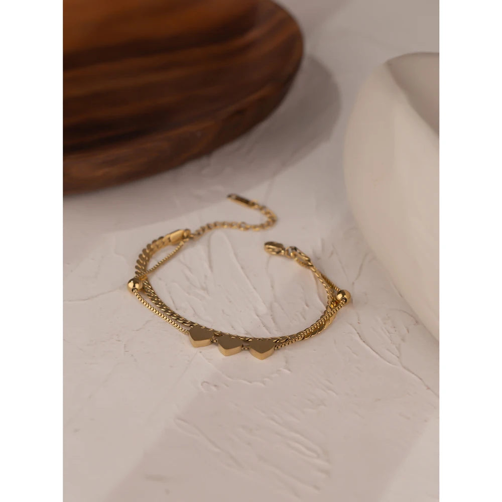 Heart Stainless Steel Bracelet