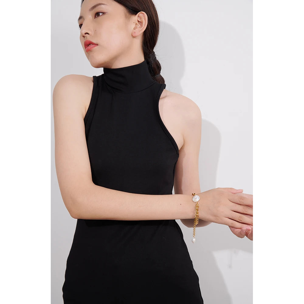 Natural Pearl Bracelet 18K Plated Gold