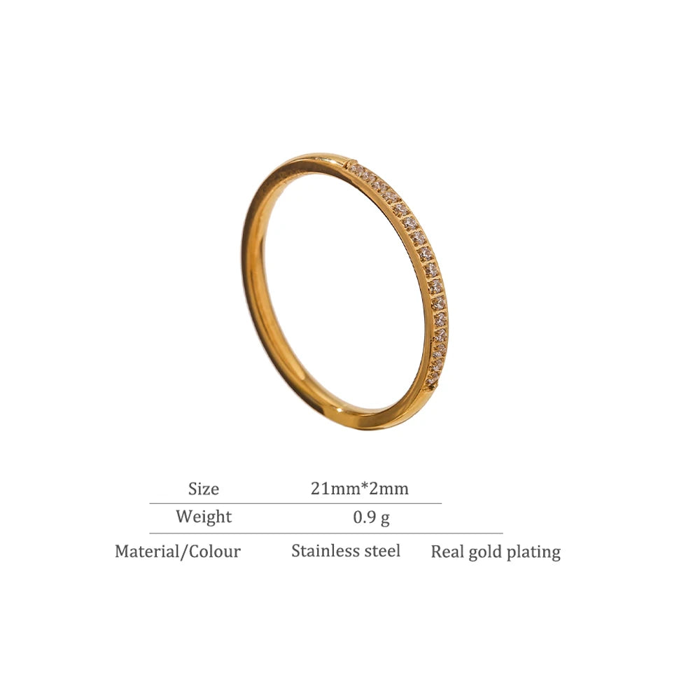 Simple Stainless Steel Ring