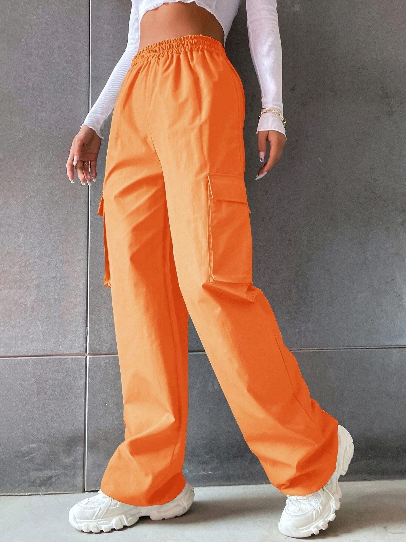 High Waist Wide Leg Pants
