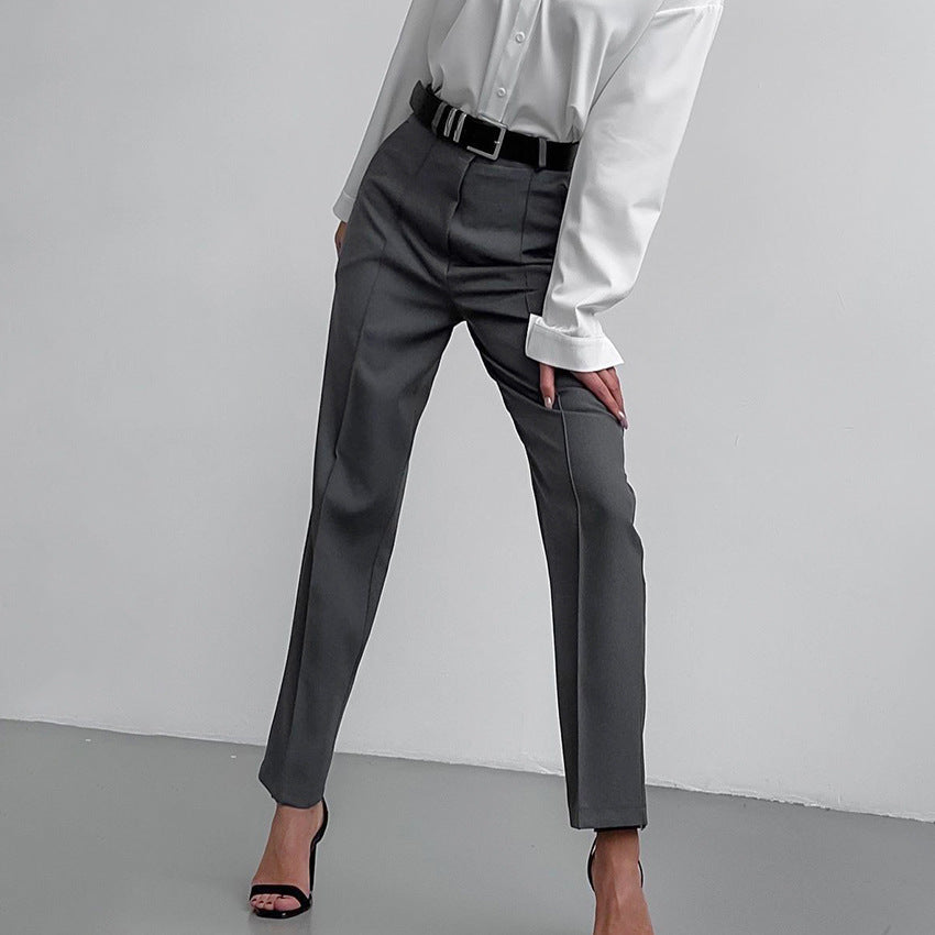 Fashion High Waist Trousers