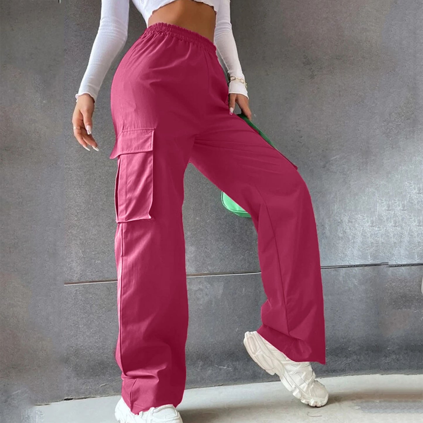 High Waist Wide Leg Pants