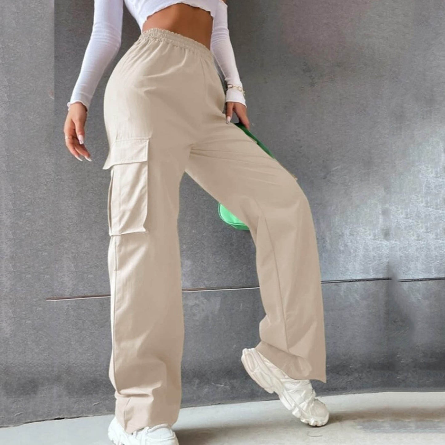 High Waist Wide Leg Pants