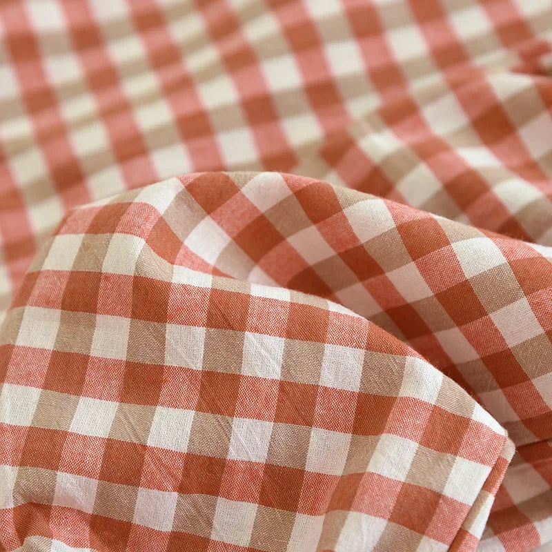 Plaid Cotton Home Pants