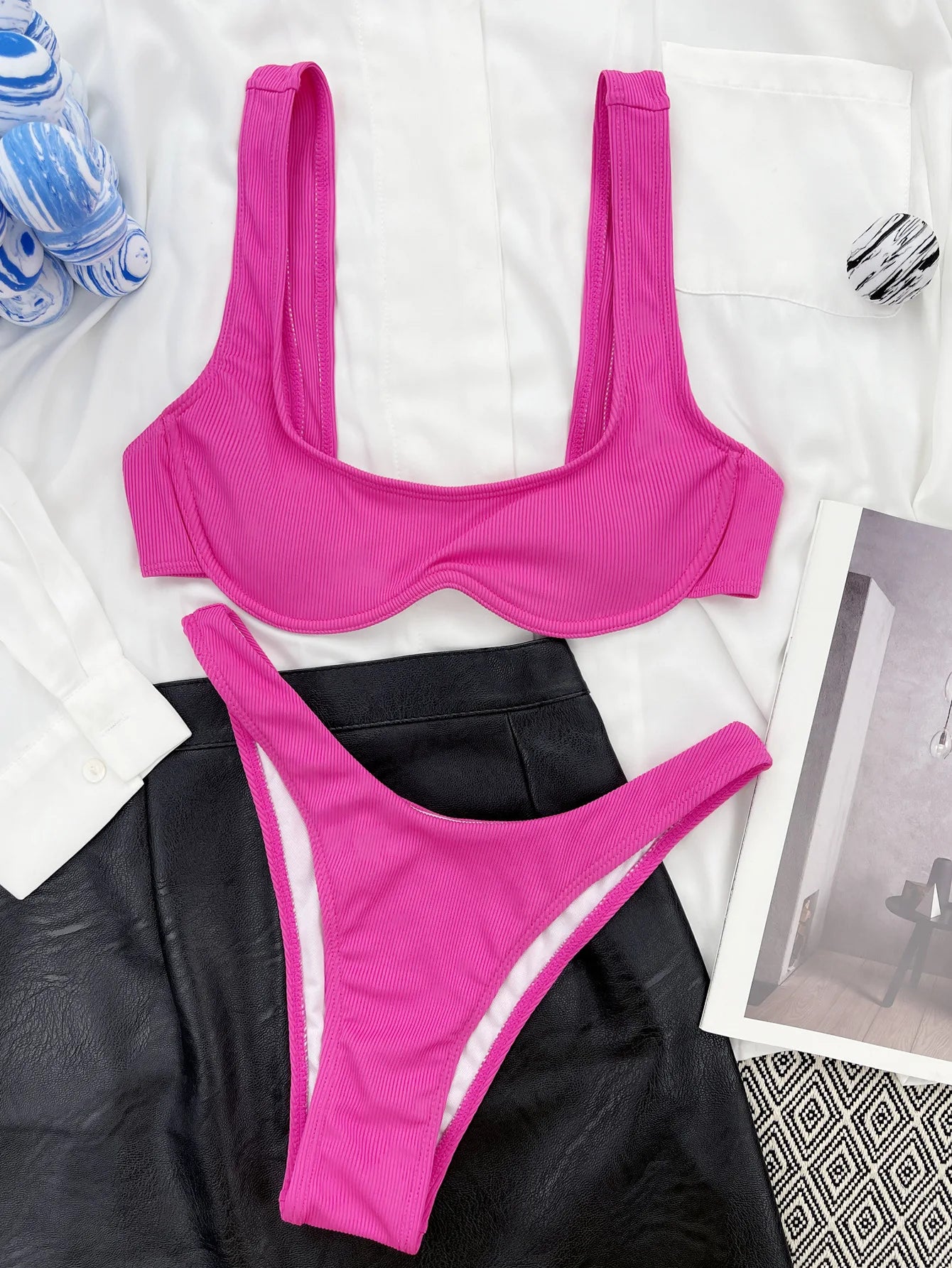 Underwire Push Up Bikinis Swimsuit