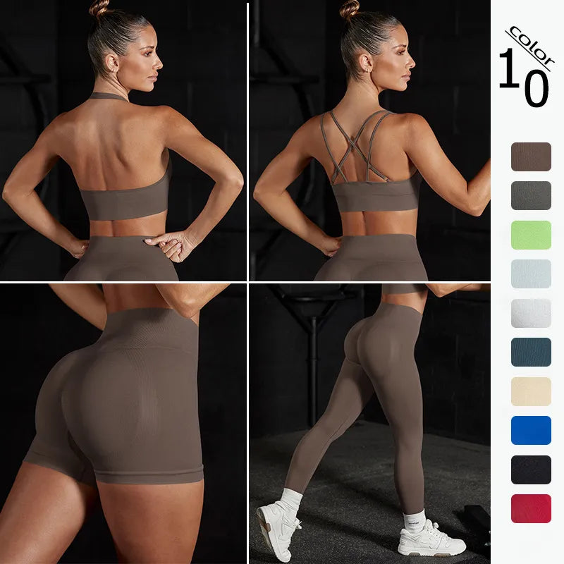 Seamless Yoga Fitness Wear Gym Workout Bra