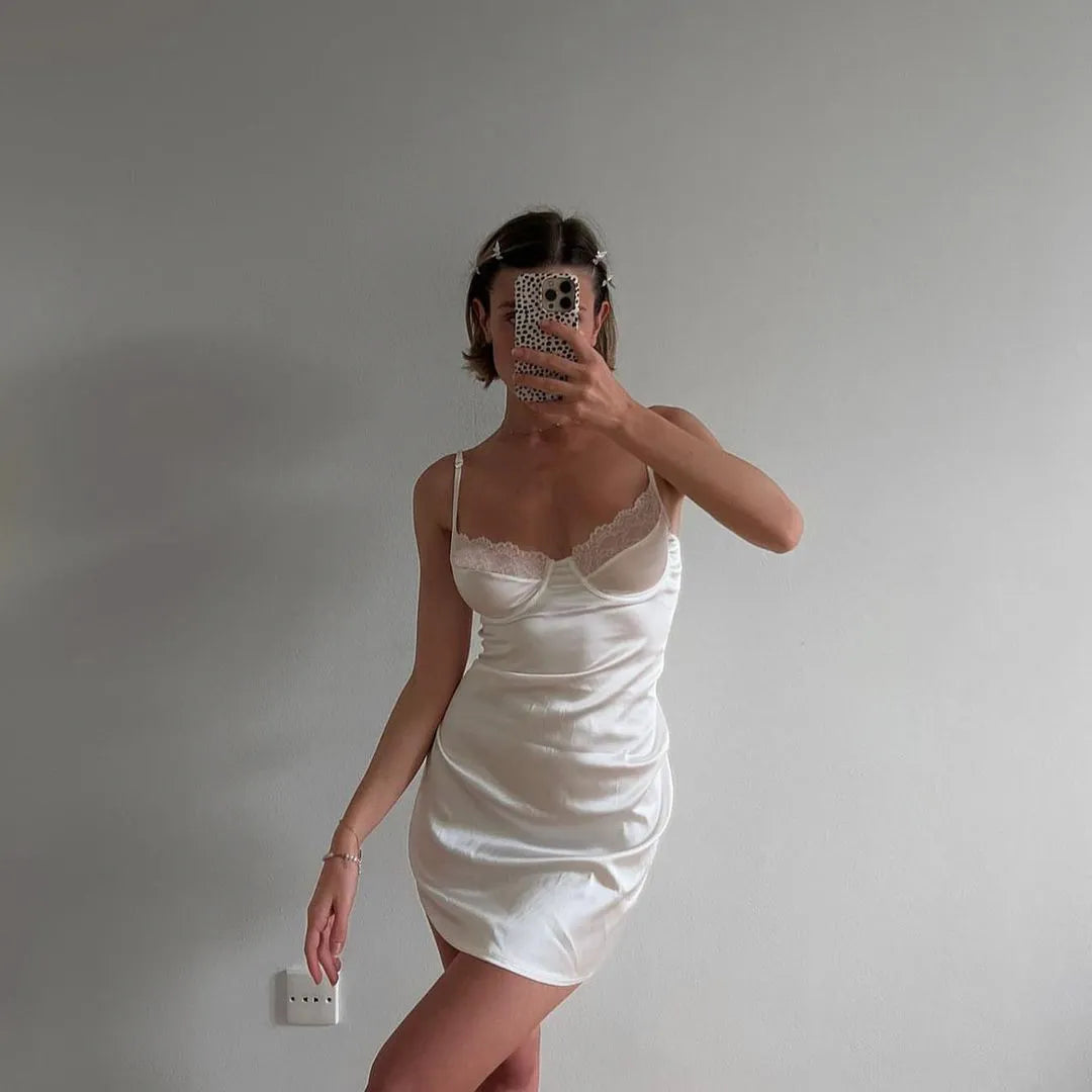Lace Silk Nightwear