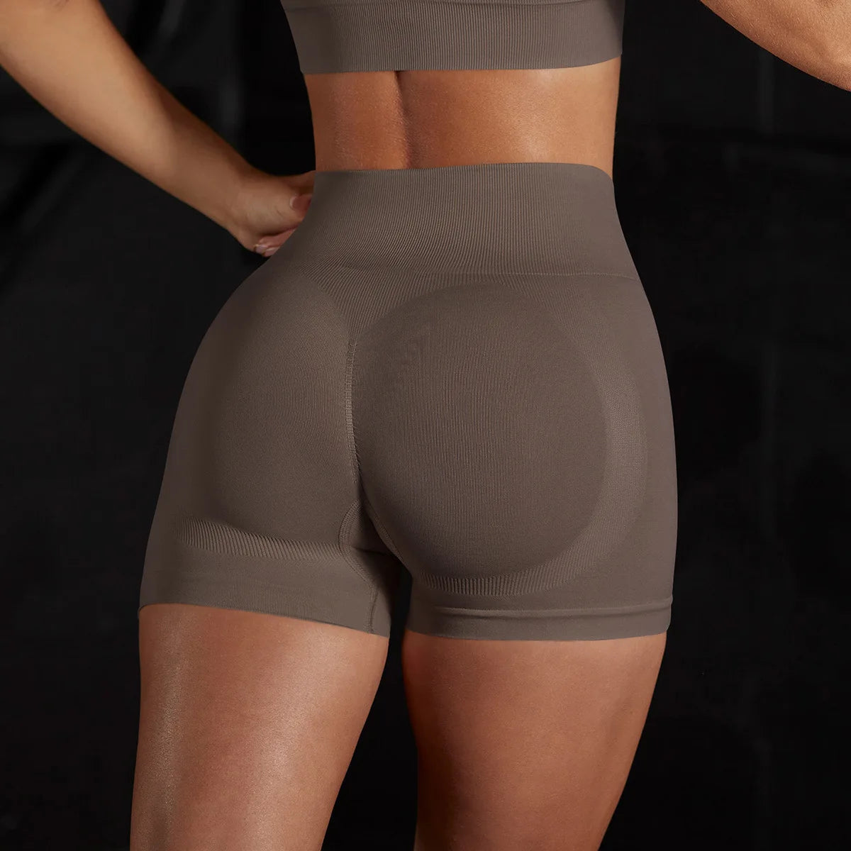 Seamless Sculpting Yoga Sport Shorts Leggings Gym Wear