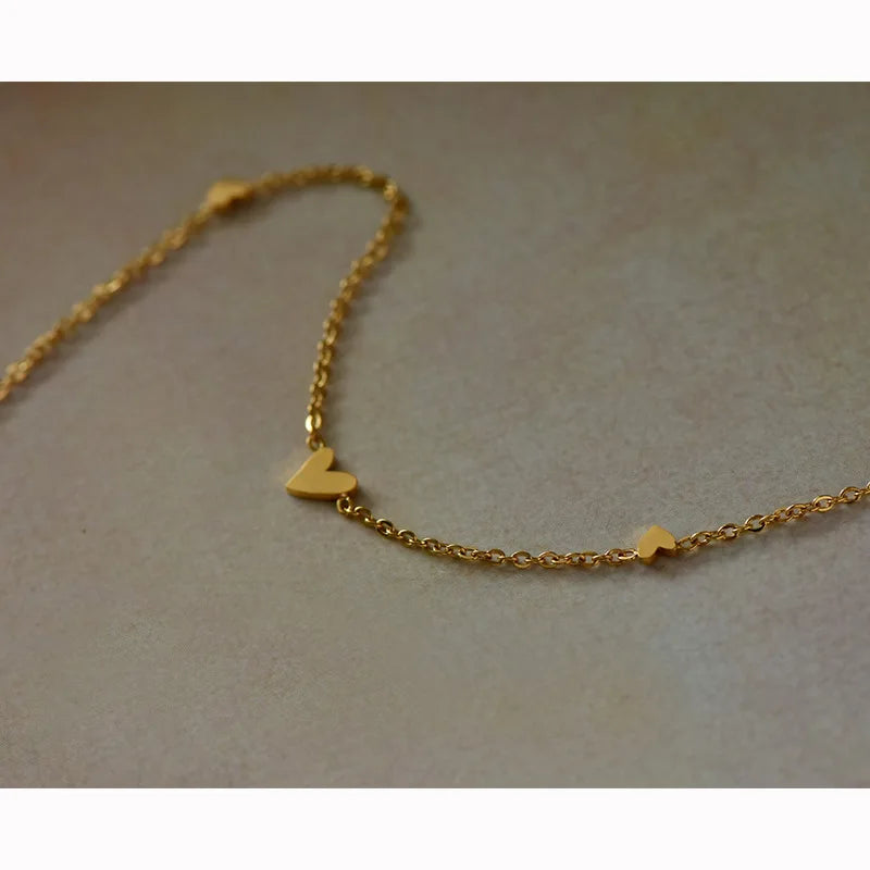 Stainless Steel Heart-shaped Bracelet
