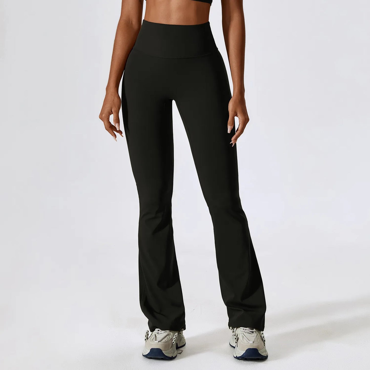 Flared High Waist Wide Leggings (Multiple Colors and Sizes)