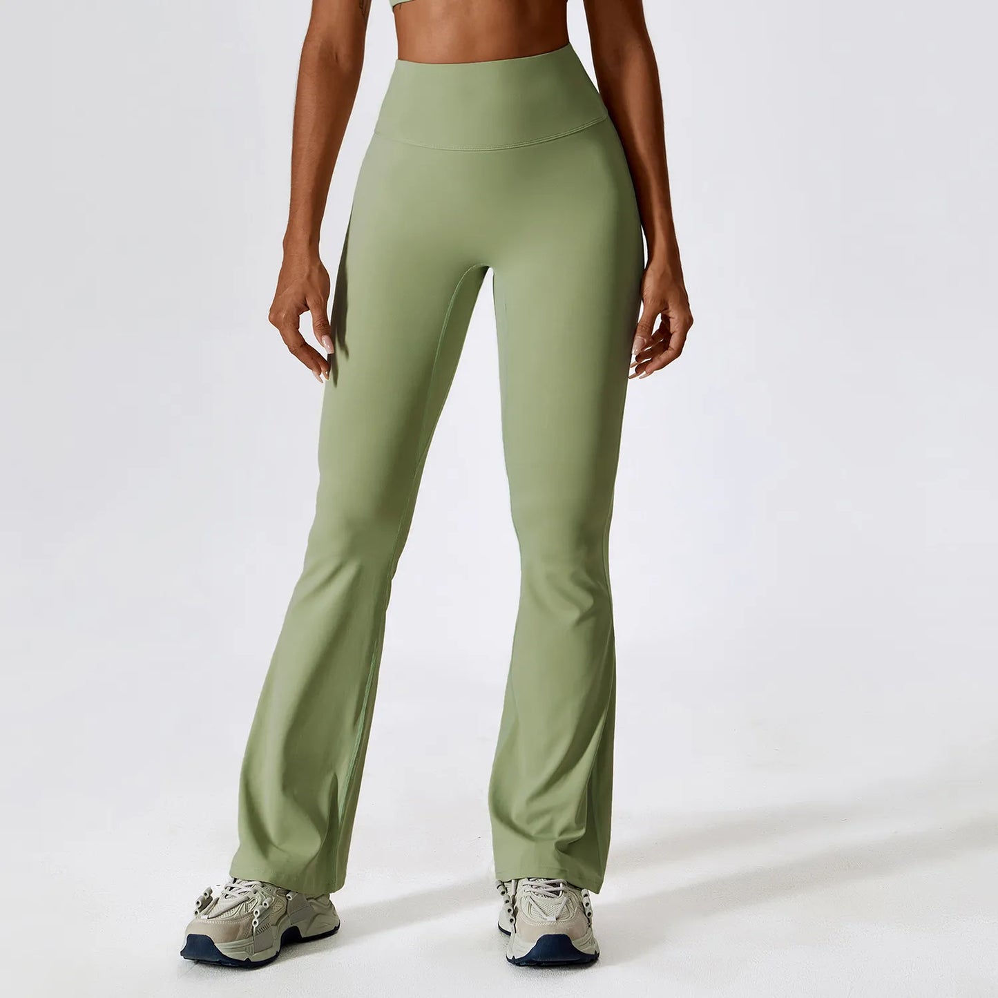 Flared High Waist Wide Leggings (Multiple Colors and Sizes)