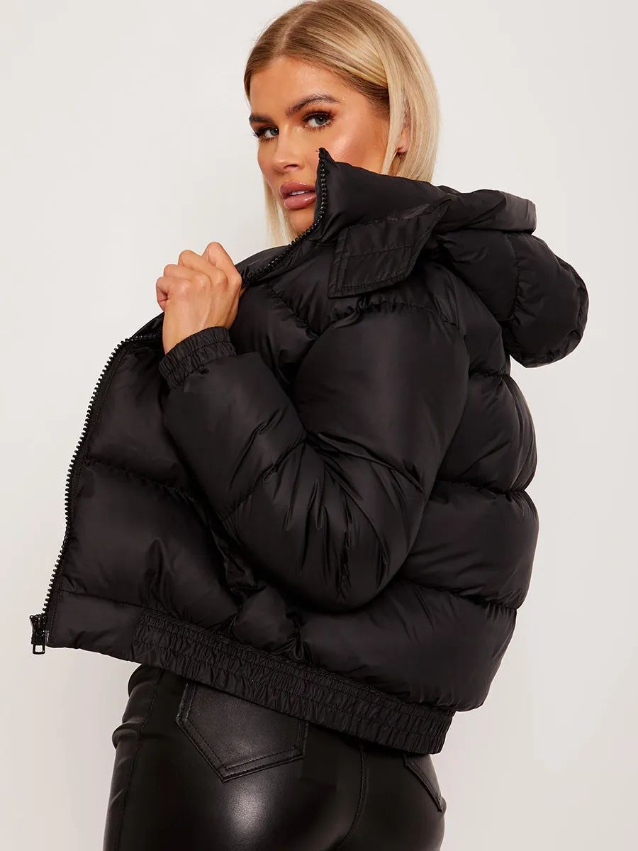 Full Length Hooded Puffer Jacket