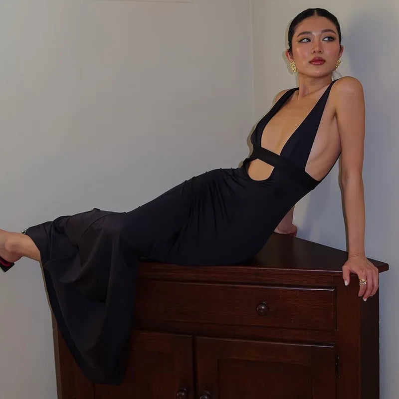 Sexy Backless Cut Out Mermaid Dress