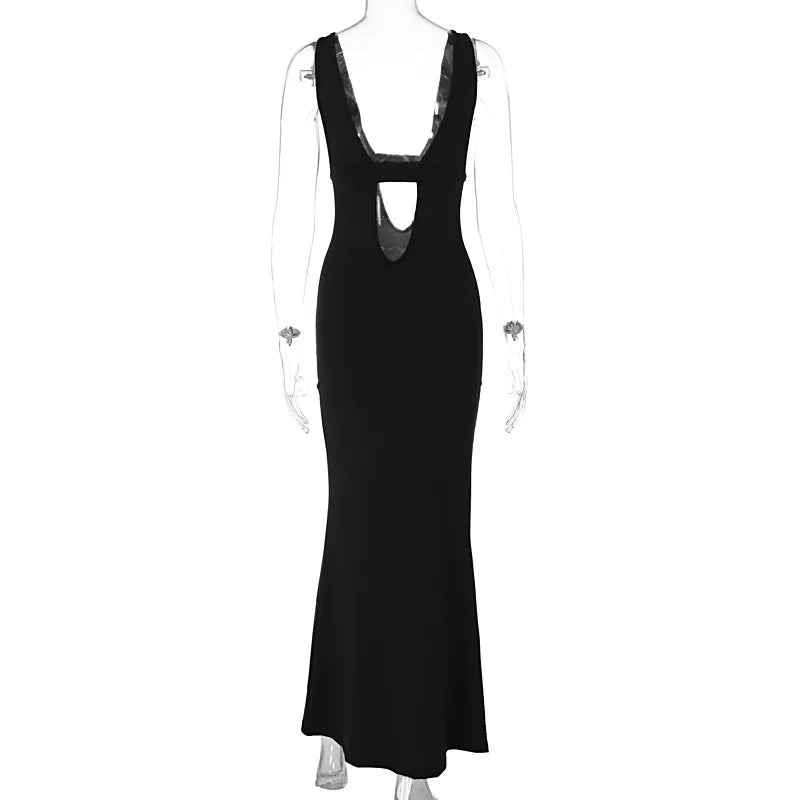 Sexy Backless Cut Out Mermaid Dress