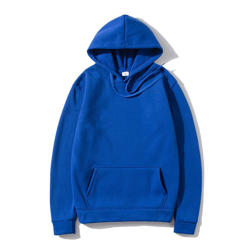 Cotton Fleece Solid Color Hoodie