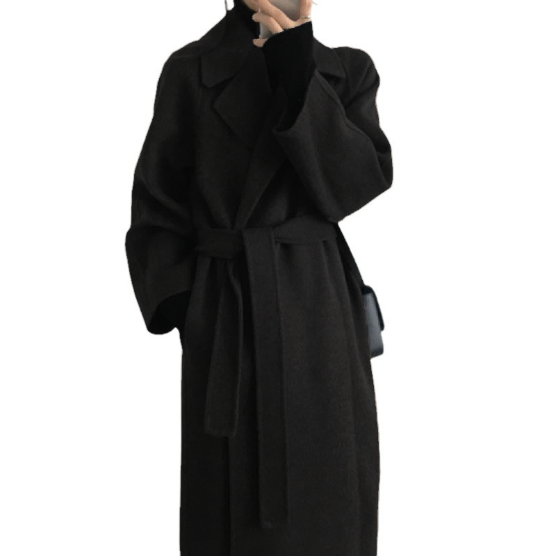 Modern Woolen Mid-length Winter Coat