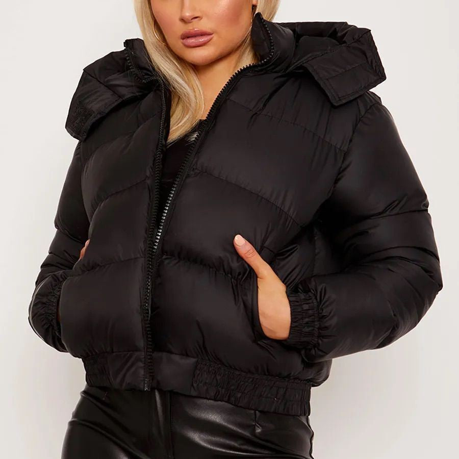 Full Length Hooded Puffer Jacket