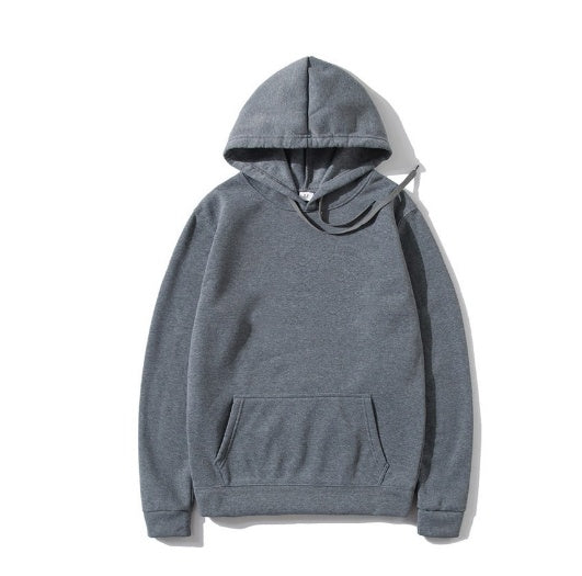 Cotton Fleece Solid Color Hoodie