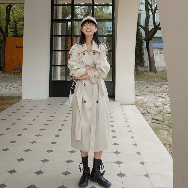 Modern English Style High Sense Trench Coat