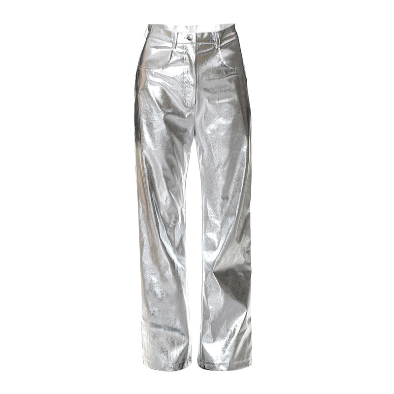 Bright Reflective Evening Party Pants